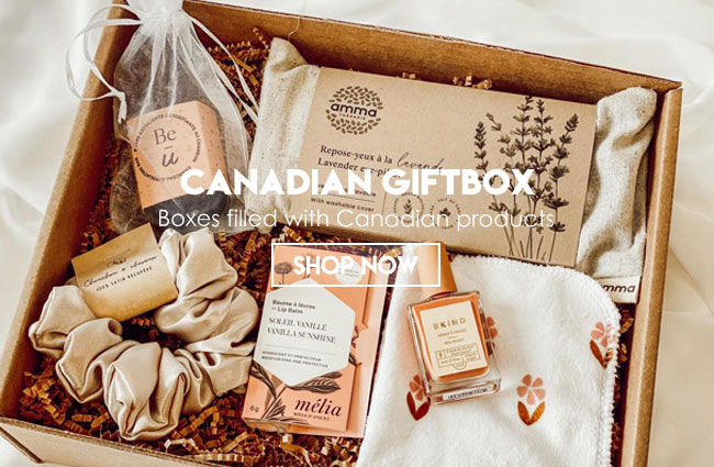 Canadian cocooning giftbox for relaxation